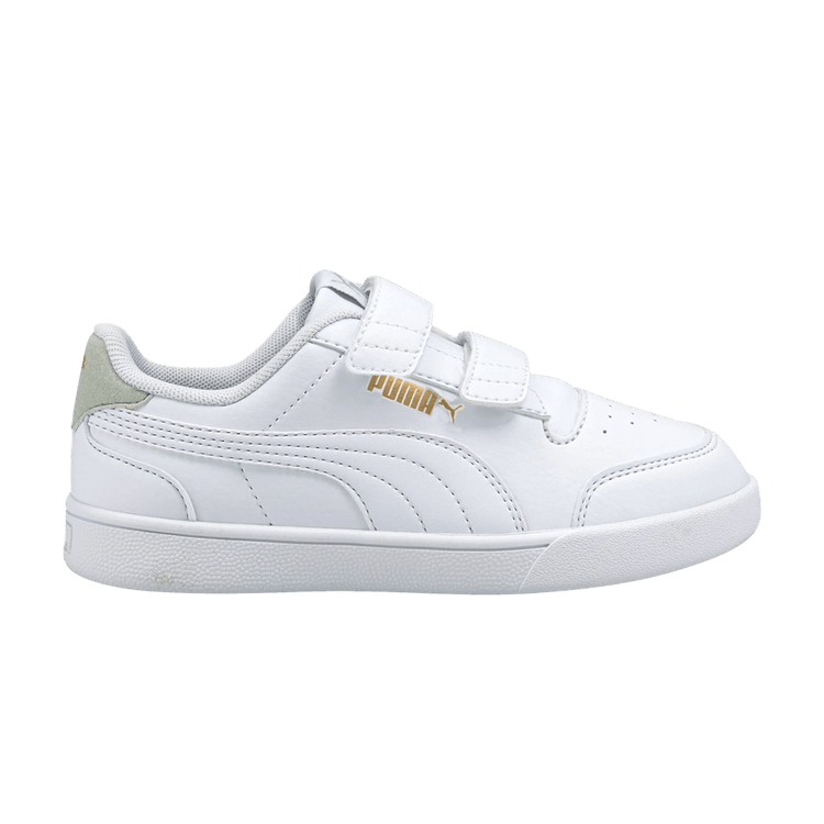 Puma Shuffle Velcro Little Kid 'White Grey Violet'