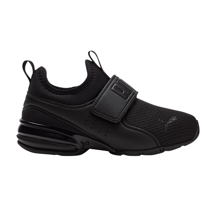 Puma Axelion Slip-On Little Kid 'Triple Black'