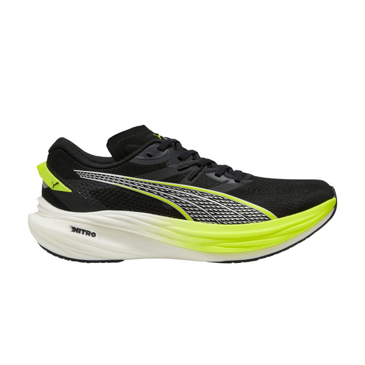 Puma Deviate Nitro 3 Wide 'Black Yellow Alert'