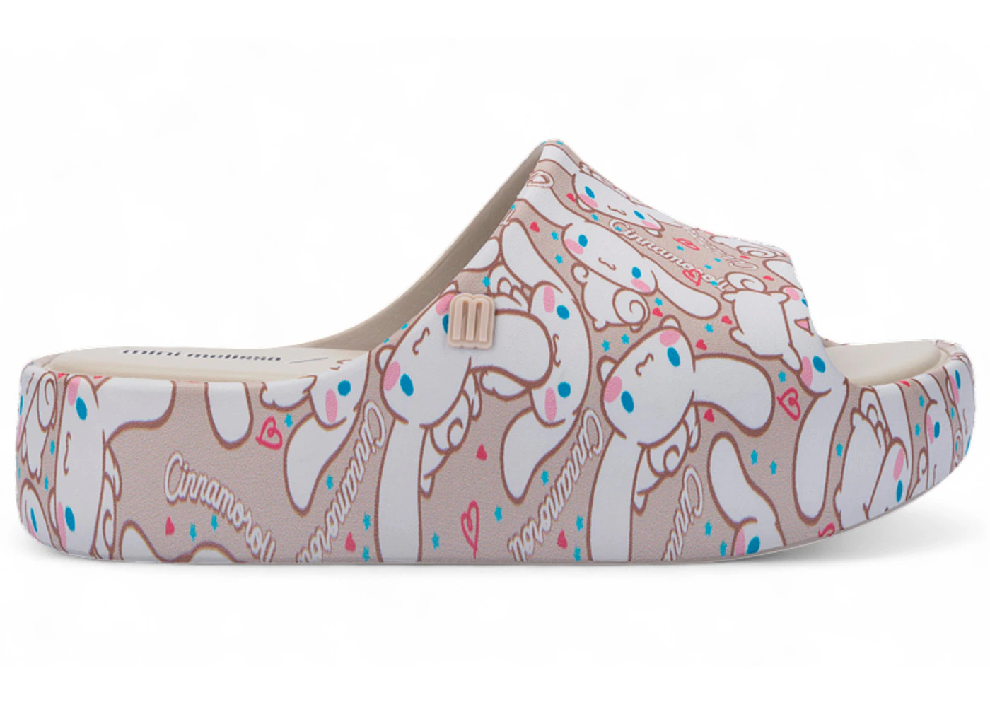 Melissa Mini Melissa Free Platform Slide Hello Kitty and Friends Beige Brown (Kids)