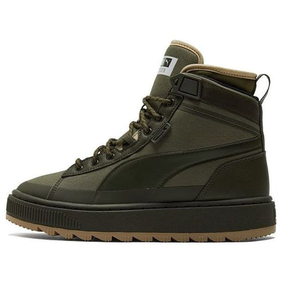 PUMA Unisex Suede Mid WTR Sneakers Green