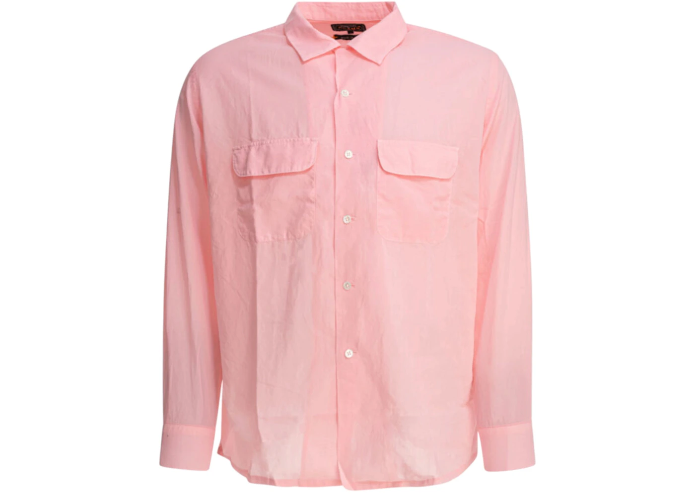 Beams Plus Camp Collar Shirt Pink
