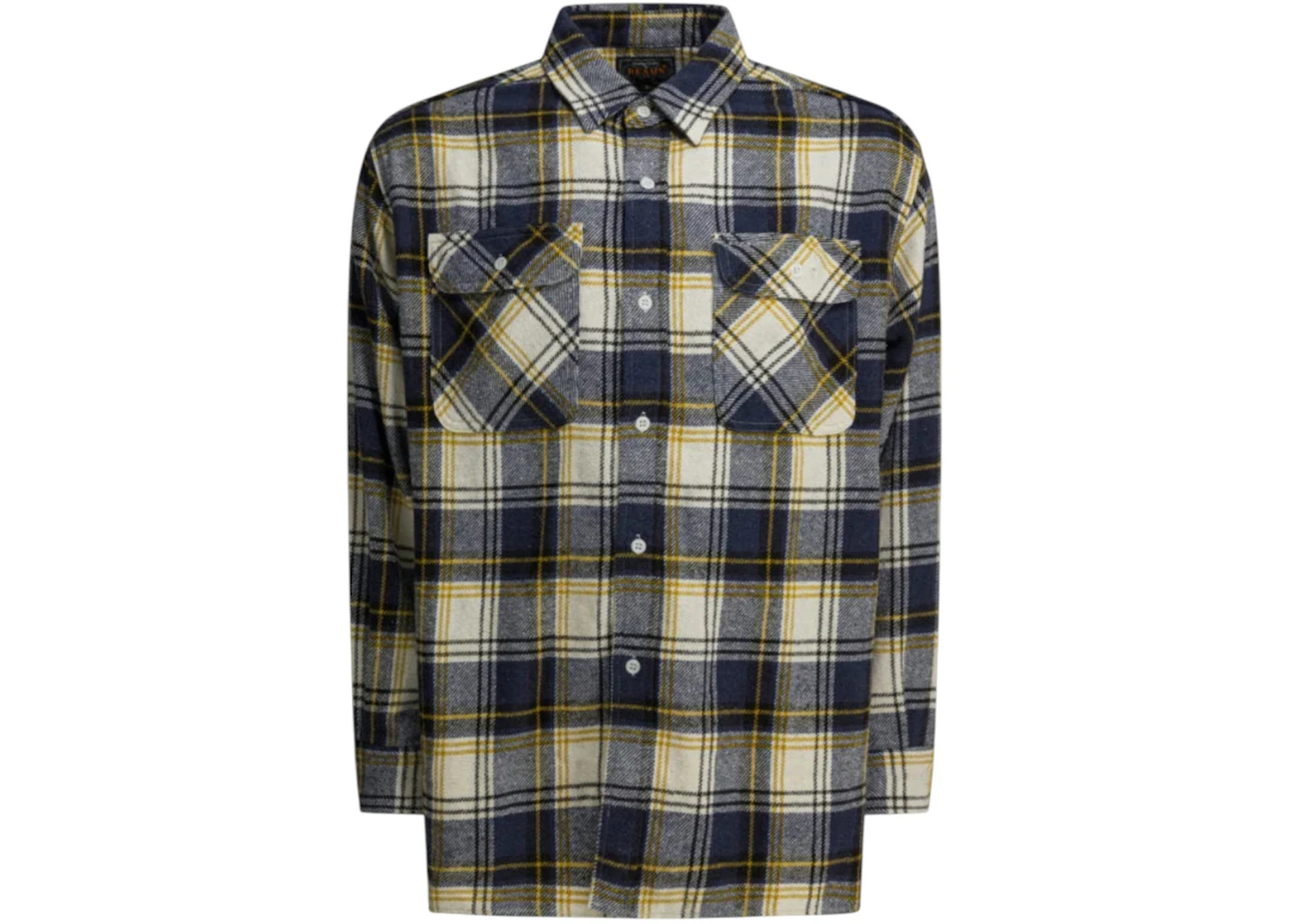 Beams Plus Plaid Check Shirt Grey