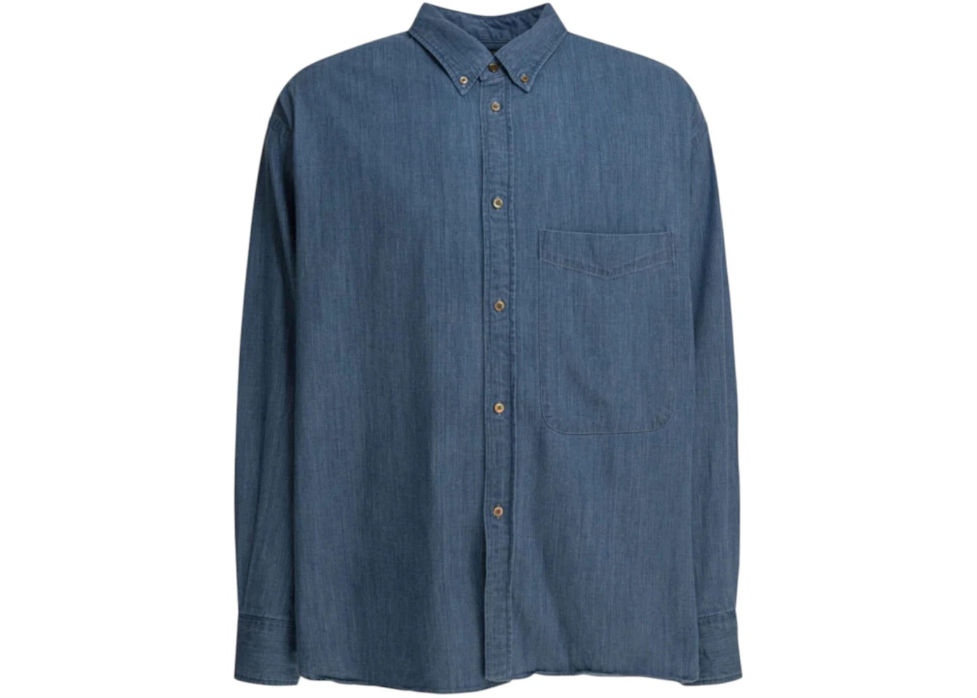 Beams Plus Lisa Denim Shirt Light Blue