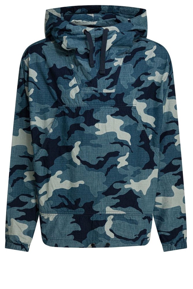 Beams Plus Camouflage Printed Hooded Jacket