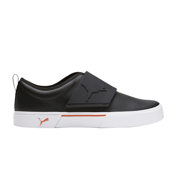 Puma El Rey II Slip On Perf Leather 'Black Chili Powder'