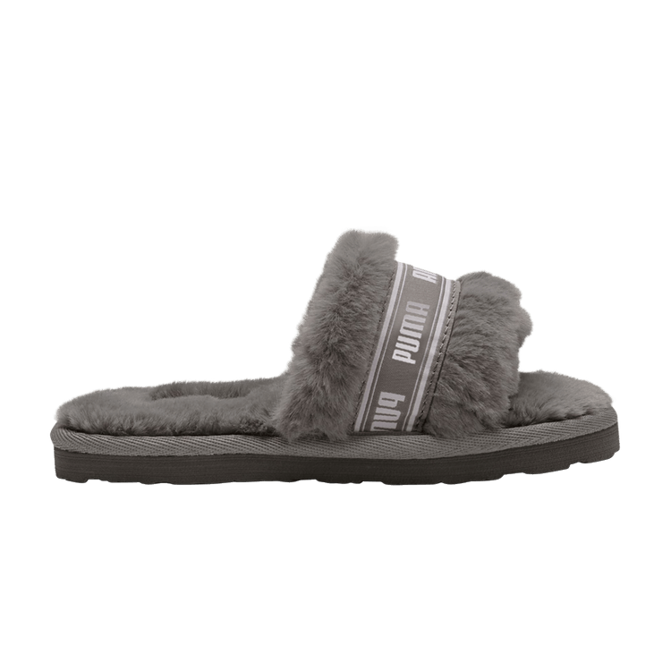 Puma Fluff Slide Little Kid 'Charcoal Grey'