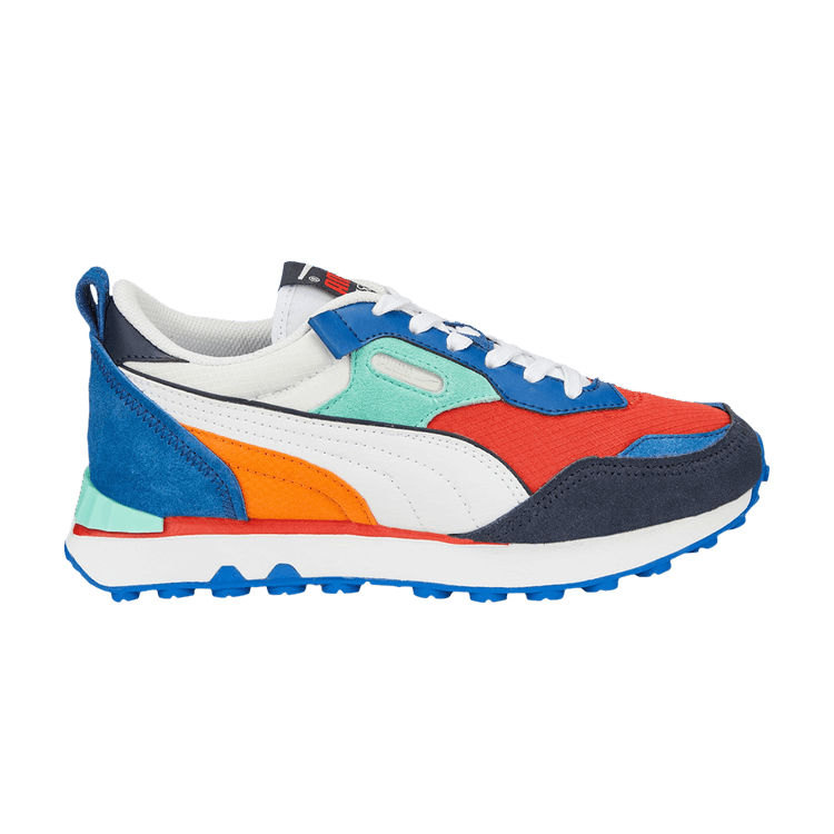 Puma Rider FV Jr 'Future Vintage - Burnt Red Blue'
