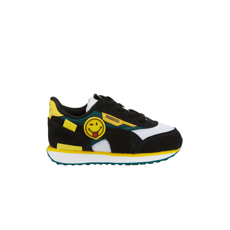Puma SmileyWorld x Future Rider Infant 'Black Vibrant Yellow'