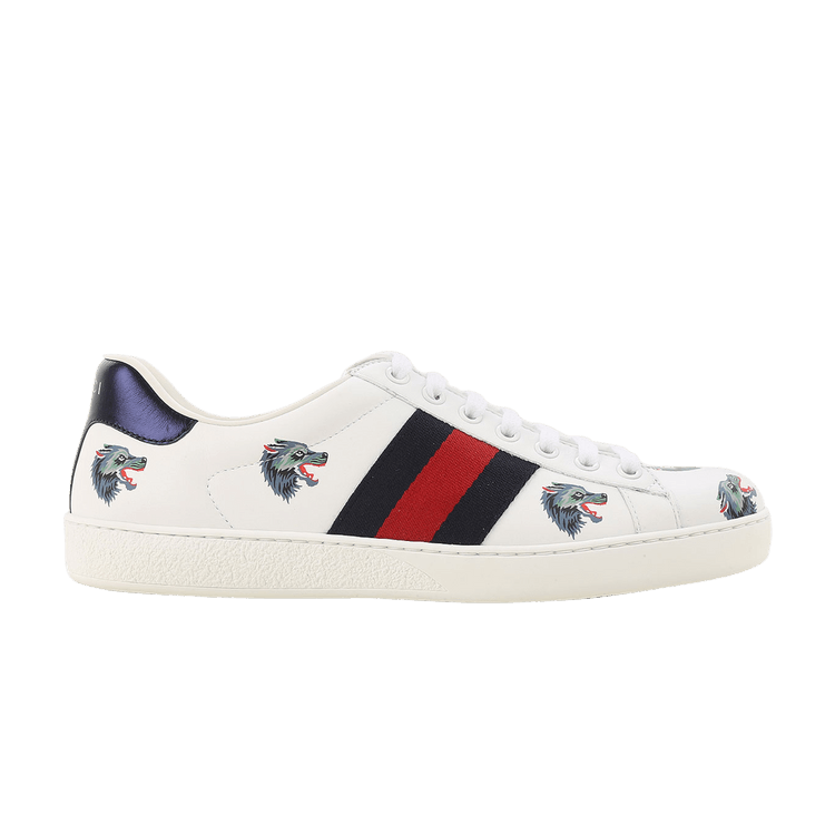Gucci Ace Leather 'Wolf'