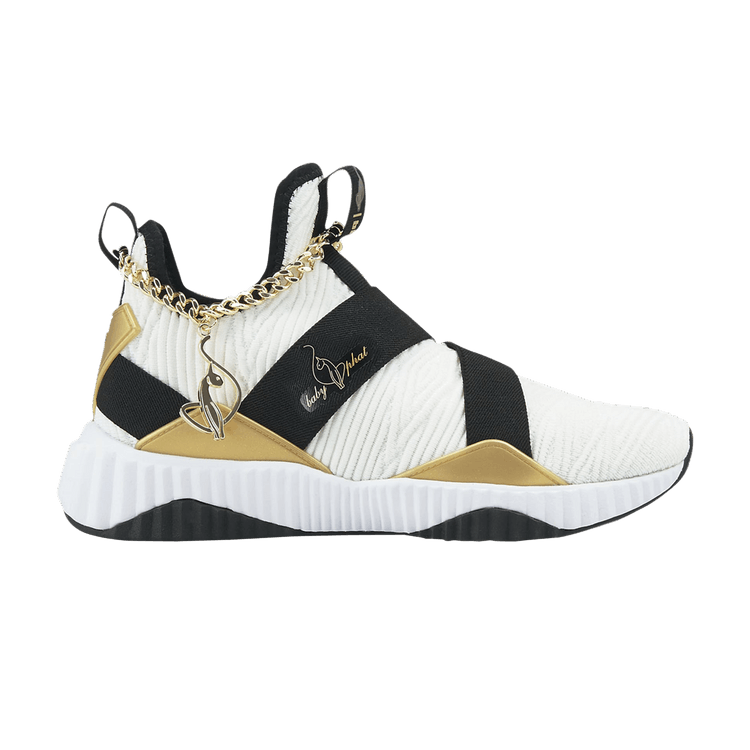 Puma Baby Phat x Wmns Defy Mid 'White Black Gold'