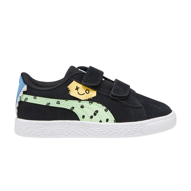 Puma Suede Classic Little Kid 'Mix Match - Black Spring Fern'