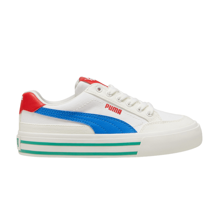 Puma Court Classic Vulc FS Big Kid 'White Hyperlink Blue'