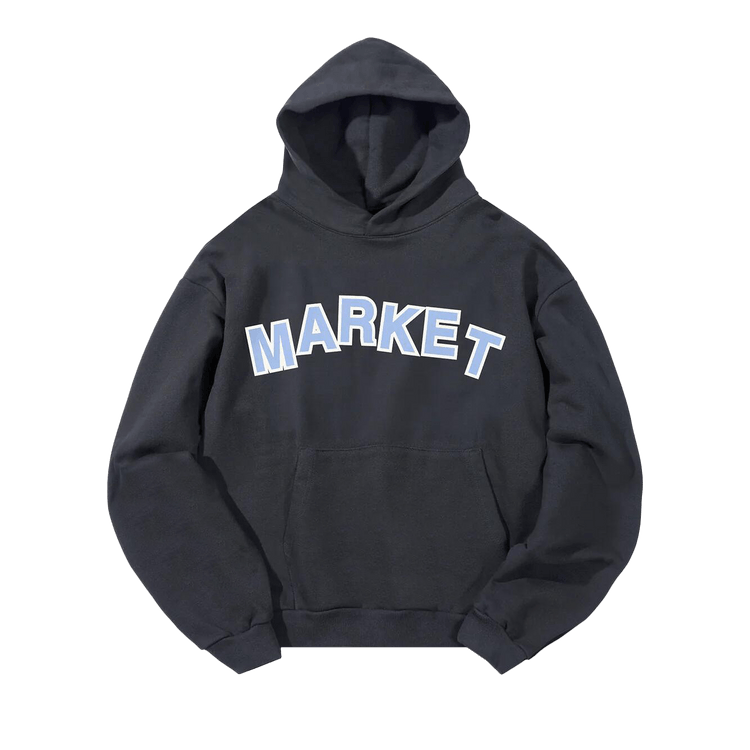 Market Move Mountains Hoodie 'Washed Black'