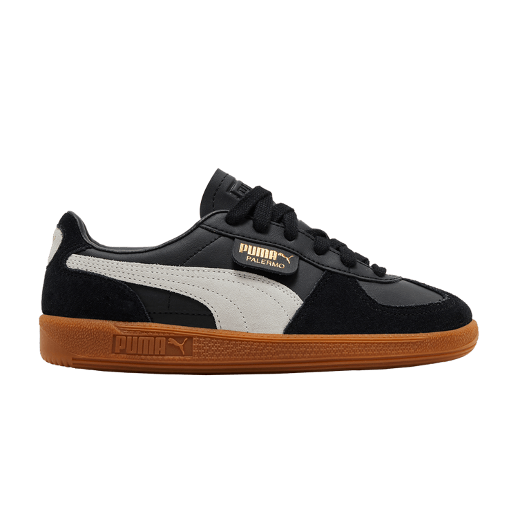 Puma Palermo Leather Big Kid 'Black Feather Grey Gum'