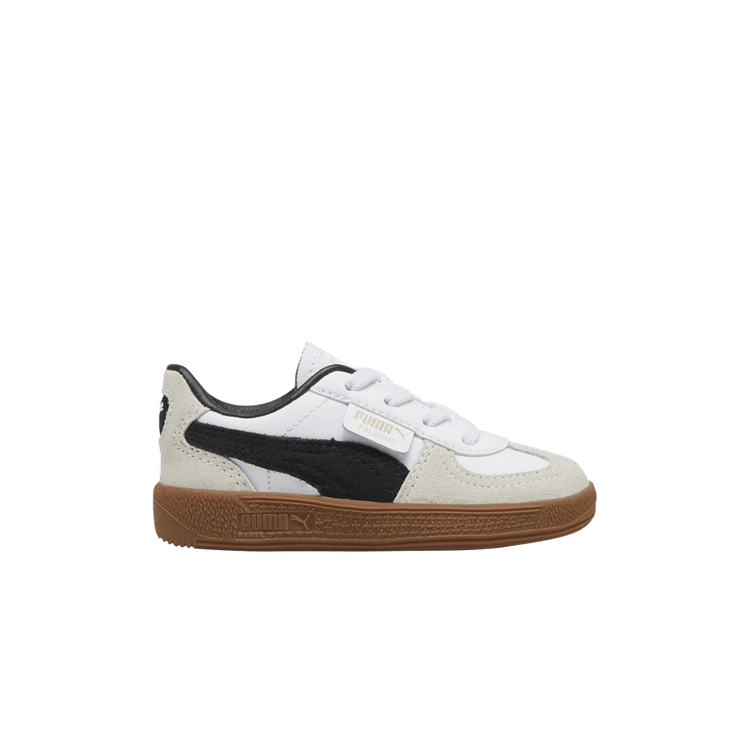 Puma Palermo Leather Toddler 'White Black Gum'