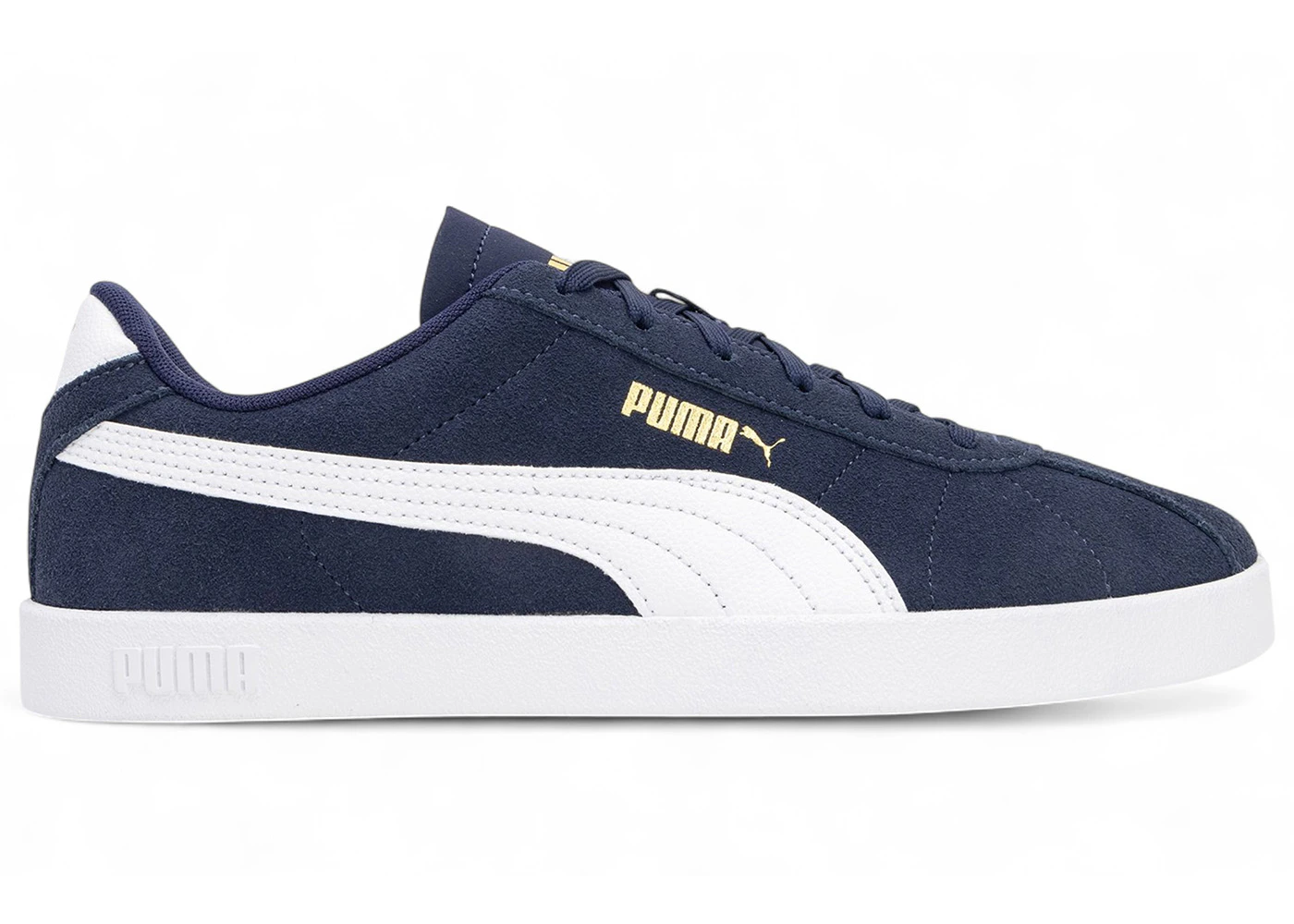 Puma Club II Navy White Gold