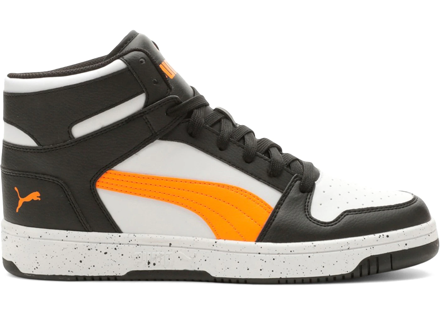 Puma Rebound LayUp SL Speckle White Rickie Orange Black
