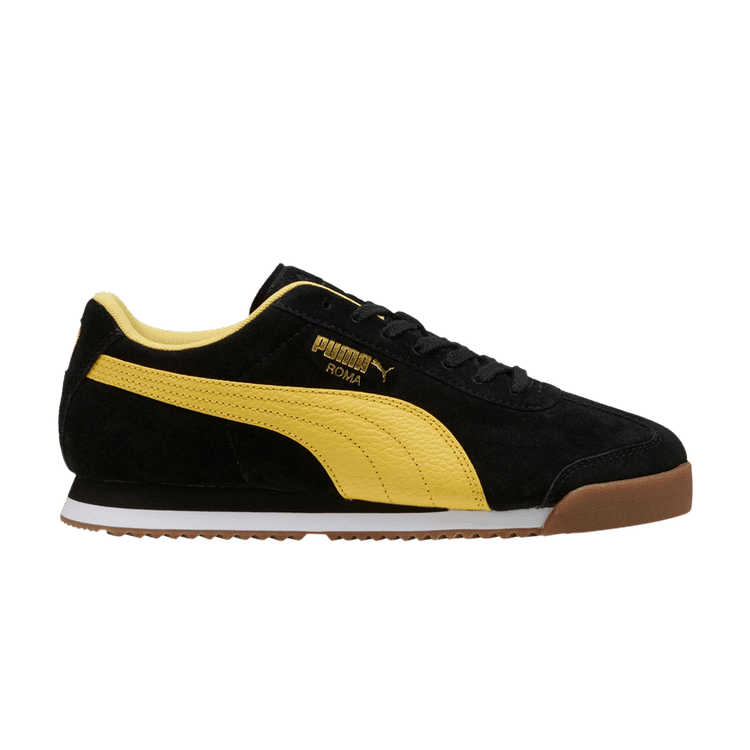 Puma Roma Suede 'Black Sunny Yellow'