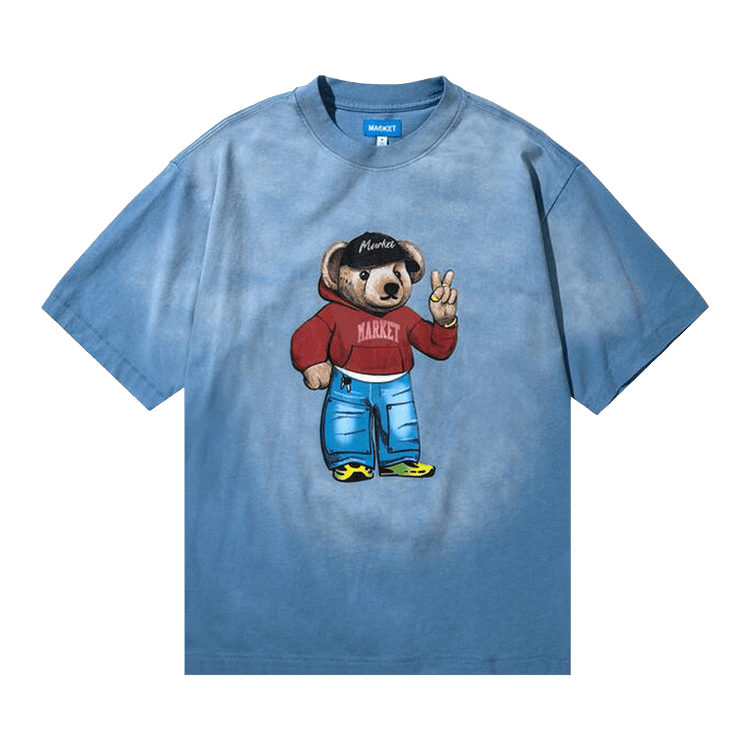 Market Fit Check Bear T-Shirt 'Sky Blue'