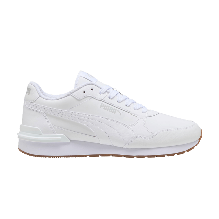 Puma ST Runner v4 Leather 'White Glacial Grey Gum'