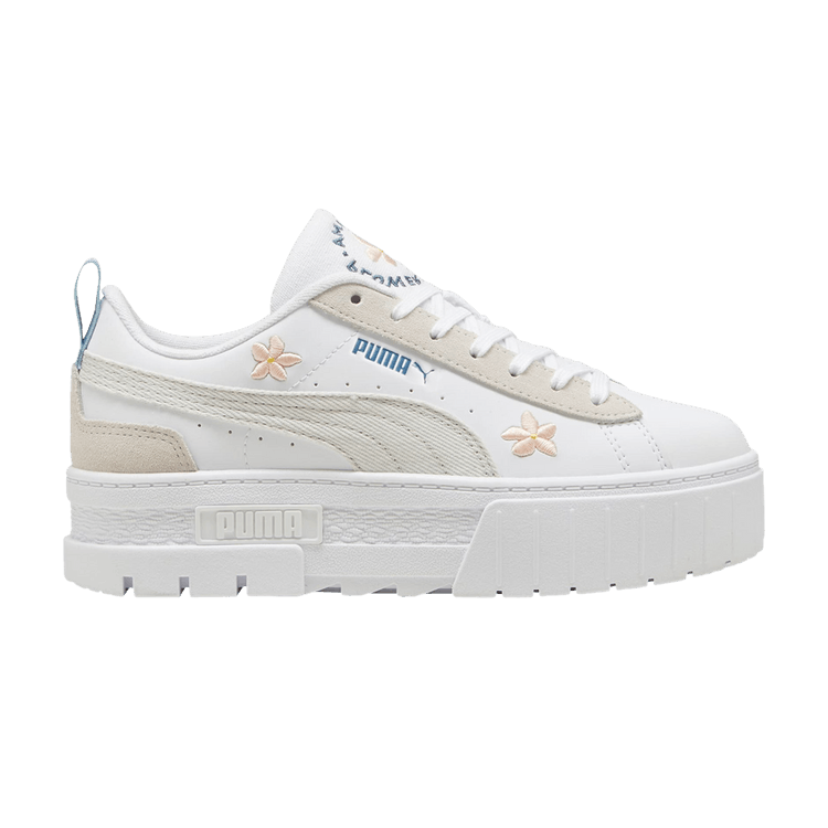 Puma Wmns Mayze 'Floral Embroidery - White Vapor Grey'