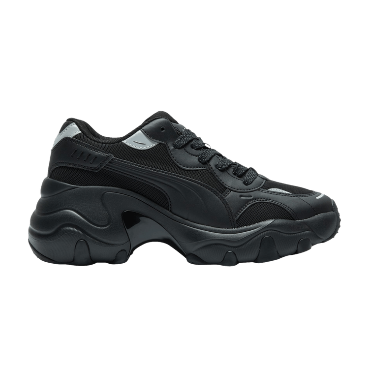 Puma Wmns Pulsar Wedge Mesh V2 'Black Silver'