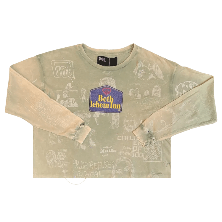 Paly Hollywood Bethlehem Long-Sleeve Tee 'Light Green'