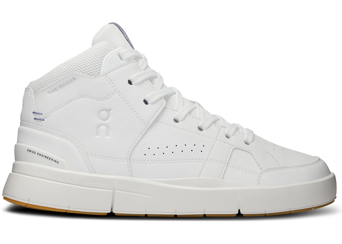 On The Roger Clubhouse Mid White Feather (Women's)