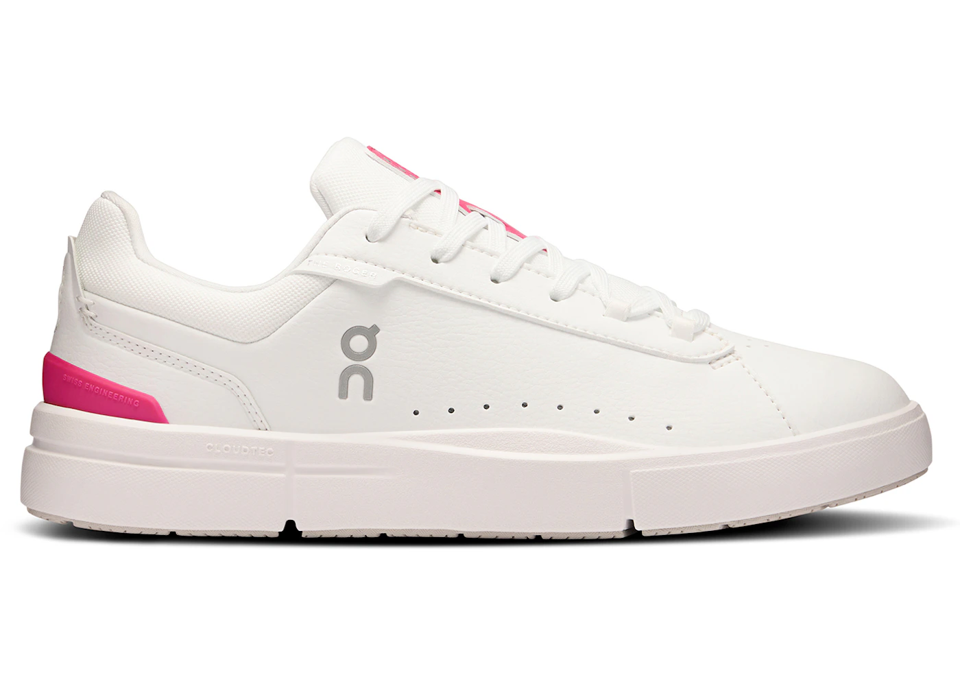 On The Roger Advantage White Pink (Women's)