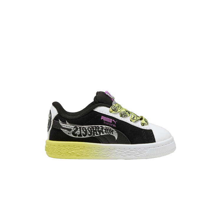 Hot Wheels x Puma Suede XL Toddler 'Black Lemon Sherbert'