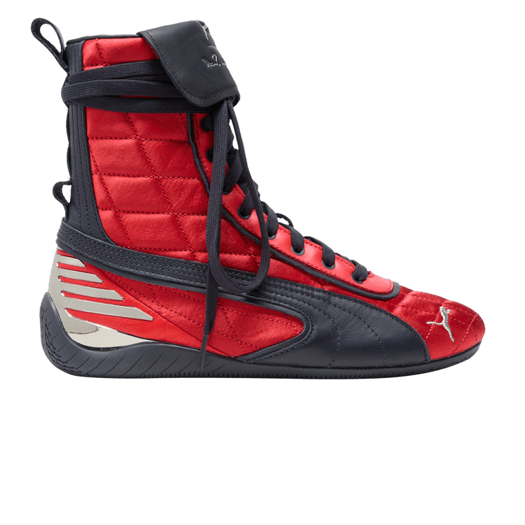 LaQuan Smith x Puma Wmns Speedcat Mid 'For All Time Red Black Satin'