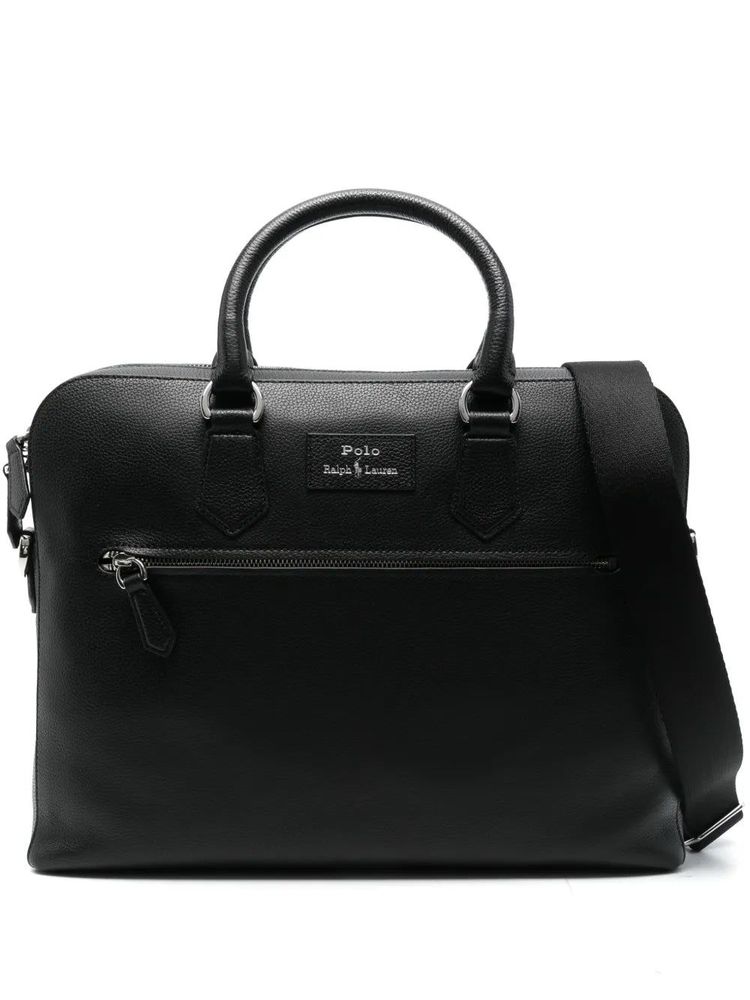 Polo Ralph Lauren Logo Patch Zip-Up Briefcase