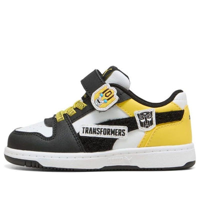 (TD) PUMA x TRANSFORMERS Rebound Slam 'White Black Bright Mango Yellow'