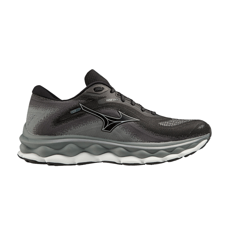 Mizuno Wmns Wave Sky 7 Wide 'Black Silverstar'