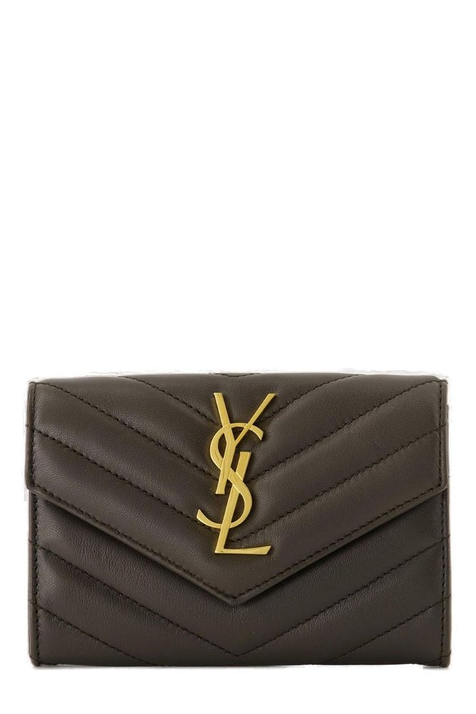 Saint Laurent Cassandre Matelassé Small Envelope Wallet