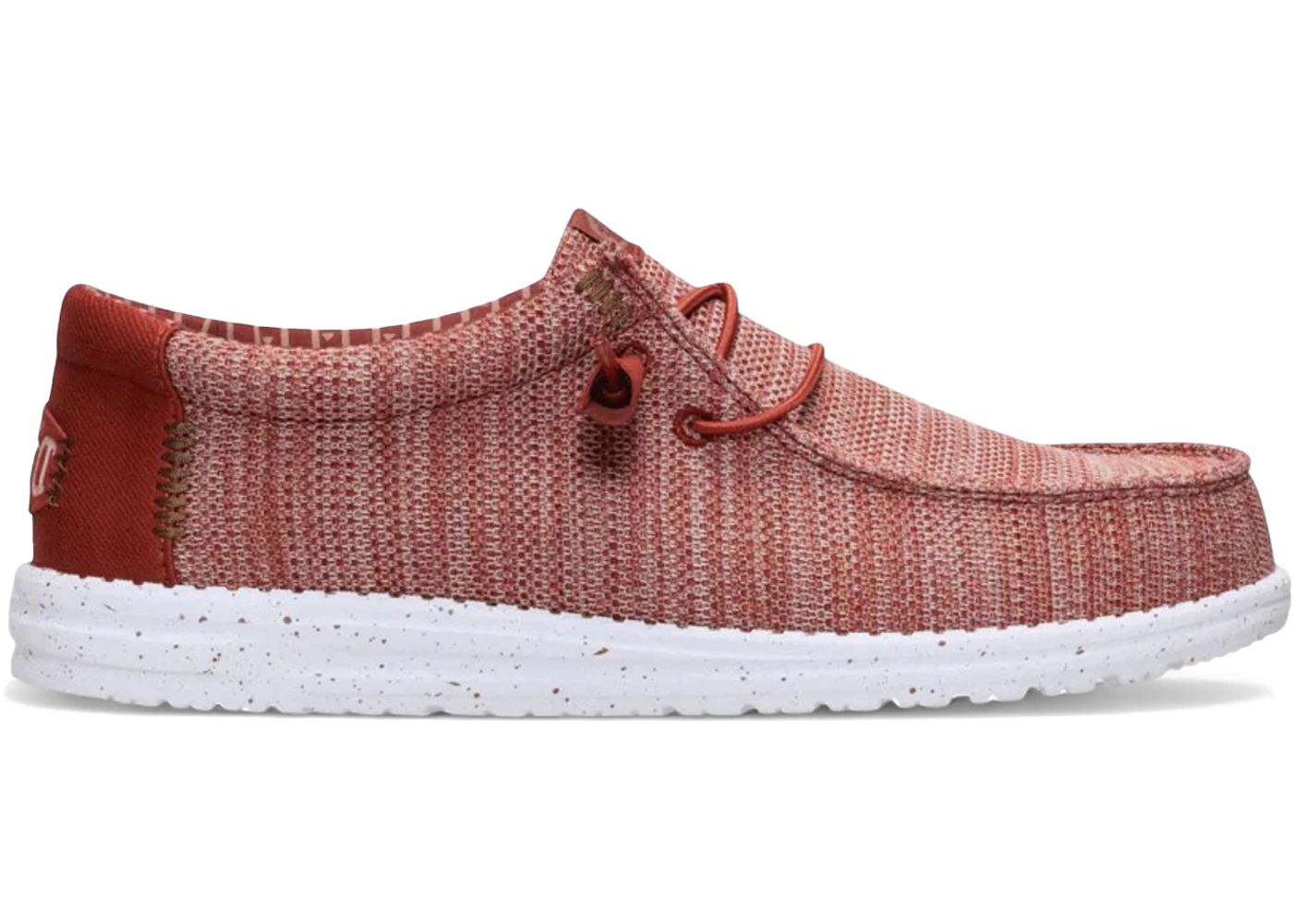 Hey Dude Wally Stretch Sox Burnt Red Multi