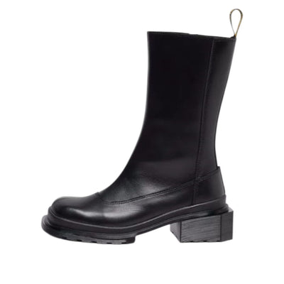 (WMNS) Dr. Martens Maybole Hi Square Toe Chelsea Boots 'Black'