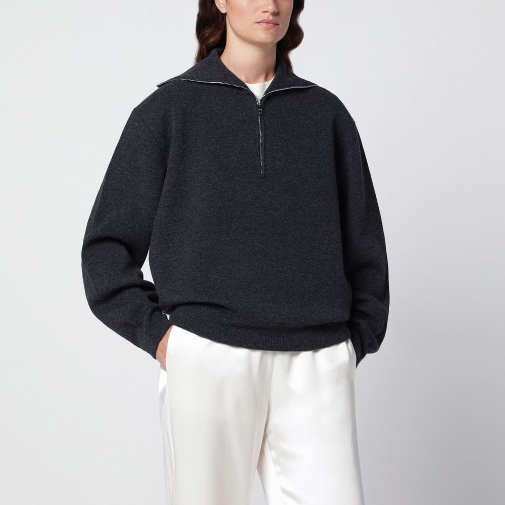 Róhe Half Zip Knitted Sweater