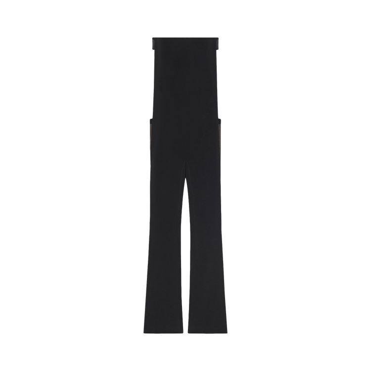 Courrèges Illusion Draped Bustier Jumpsuit 'Black'