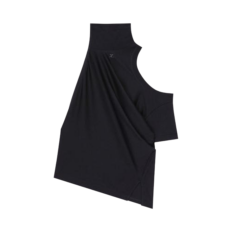 Courrèges Twisted Jersey T-Shirt 'Black'