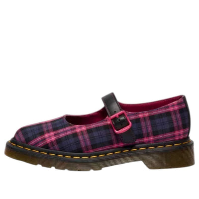 (WMNS) Dr. Martens Elphie MJ Tartan 'Black Pink Multi'