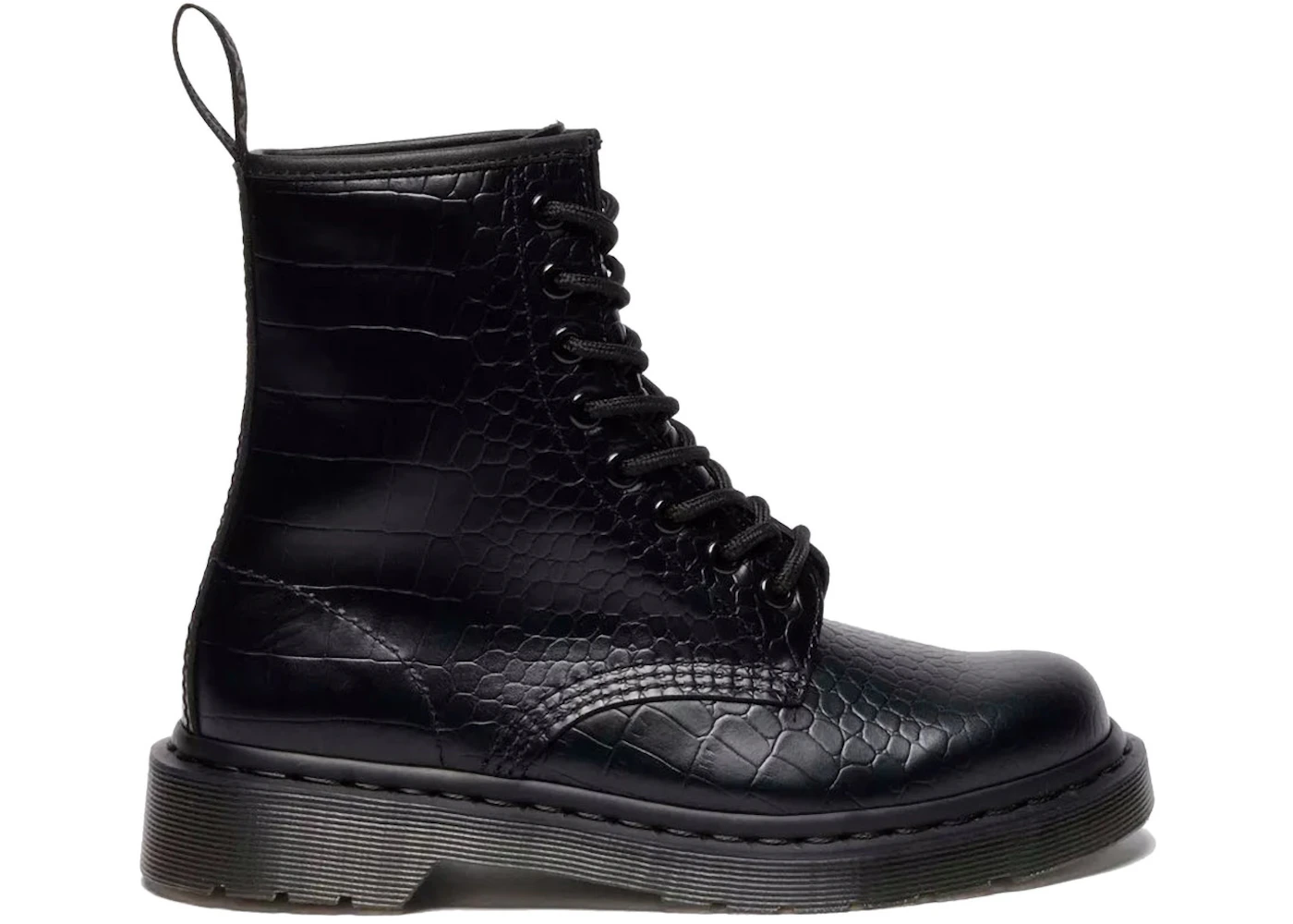 Dr. Martens 1460 Croco Black Atlas