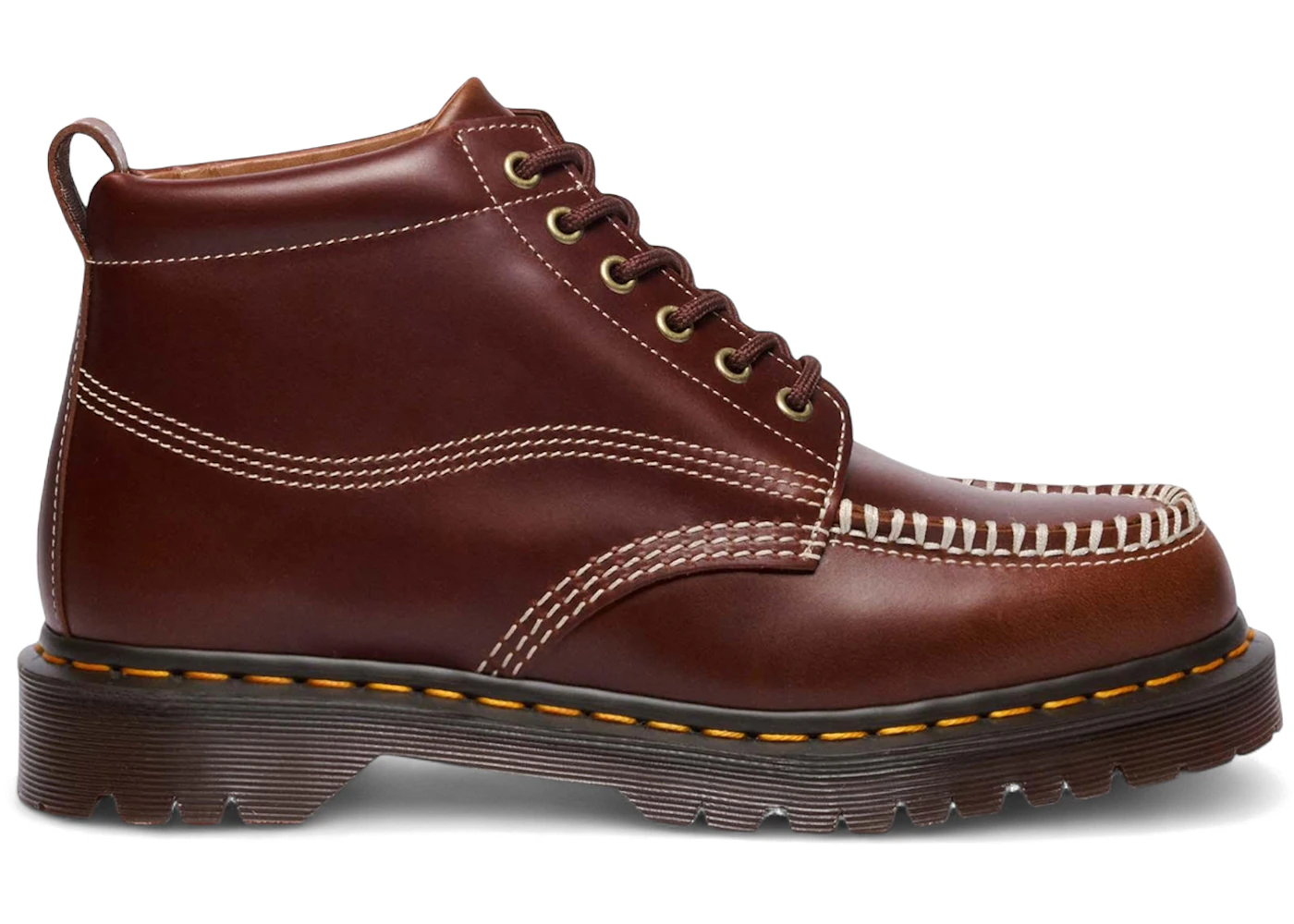 Dr. Martens Lowell Chukka Moc Toe Ankle Boot Brown Orleans