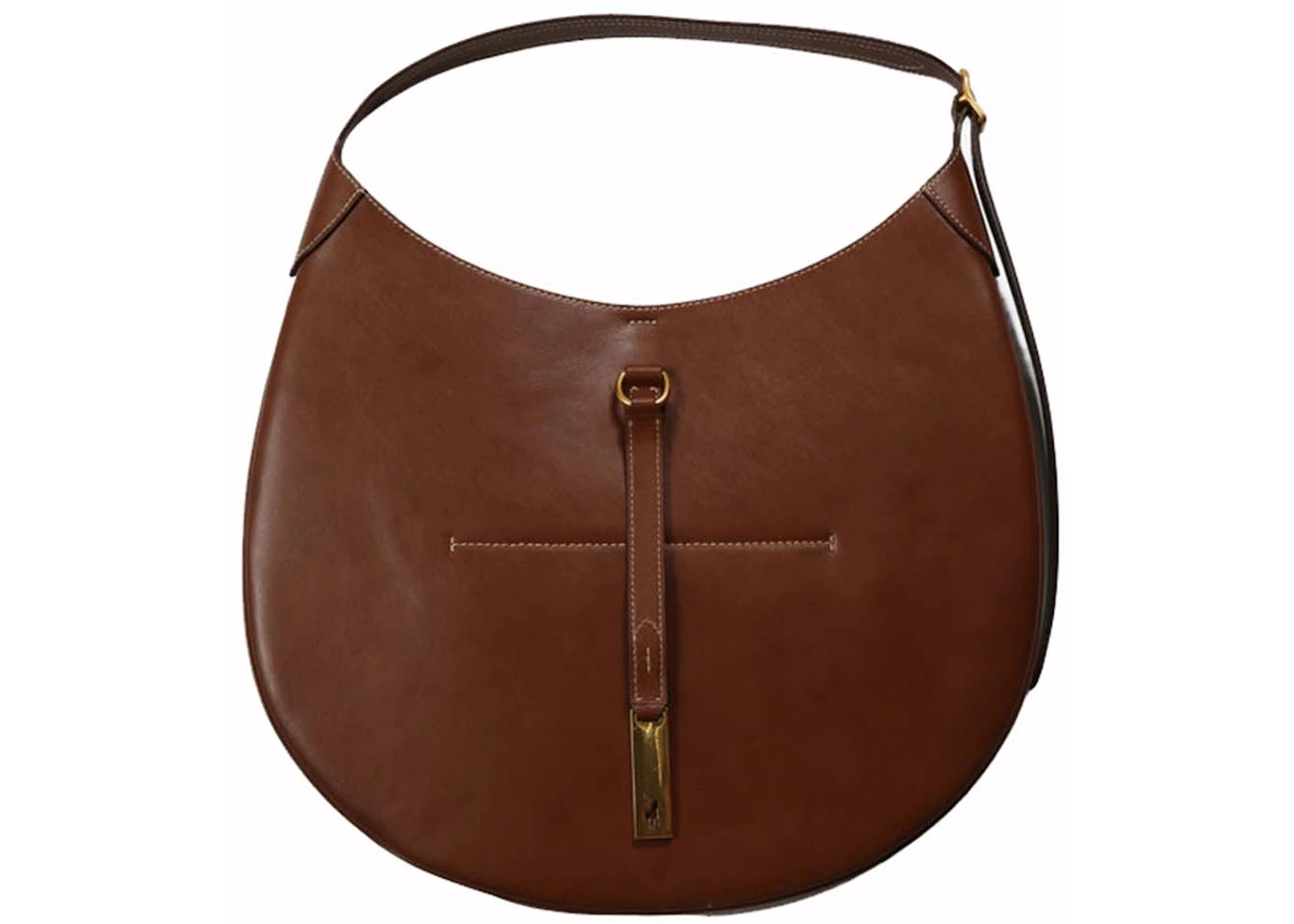 Polo Ralph Lauren Sport Calf-P Id Medium Shoulder Bag Cuoio