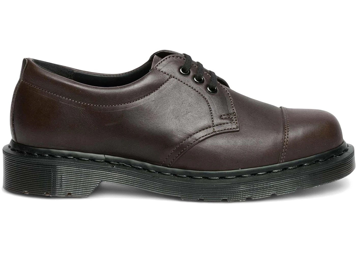 Dr. Martens 1461 MHL 3-Eye Leather Shoes Brown Grained Oiled