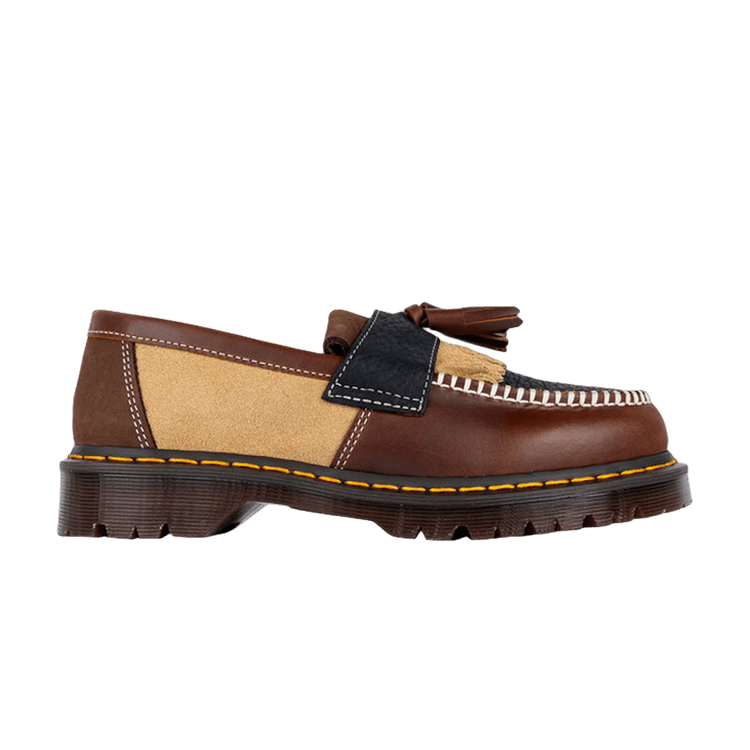 Dr. Martens Adrian Patchwork 'Butterscotch Dark Brown'