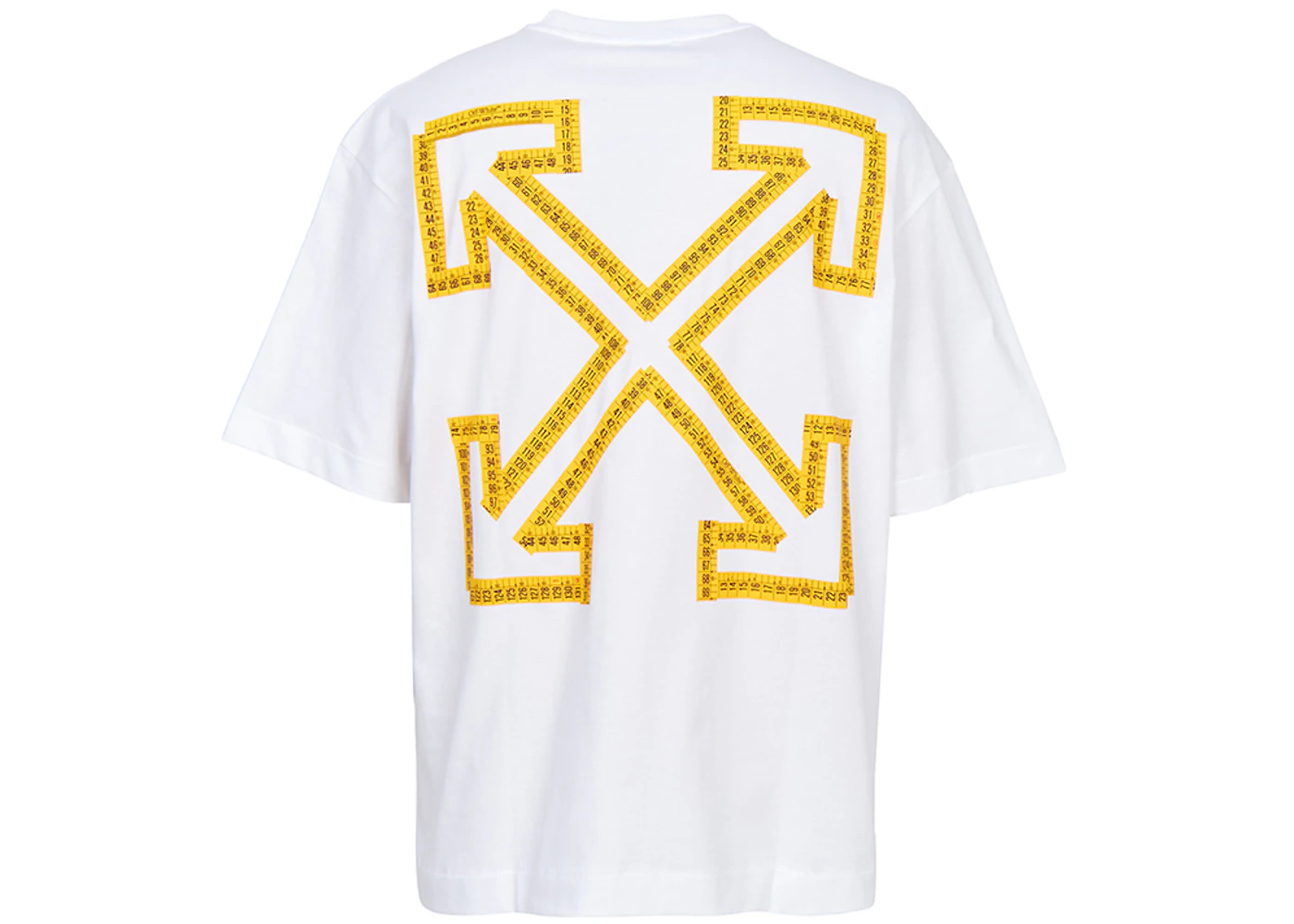 OFF-WHITE Tape Arrow Skate Short Sleeve T-shirt White