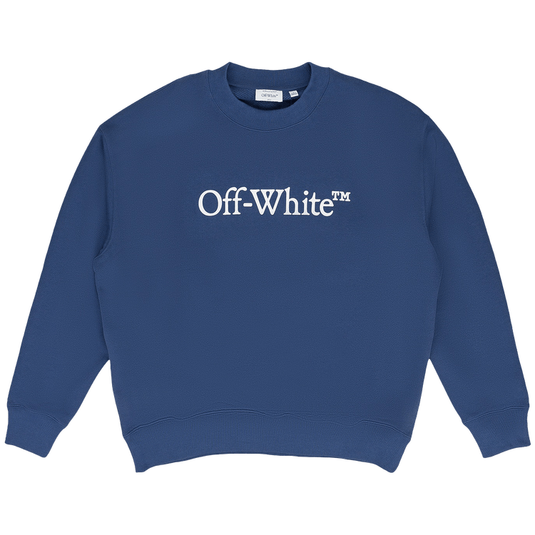 Off-White Bookish Skate Crewneck 'Blue'