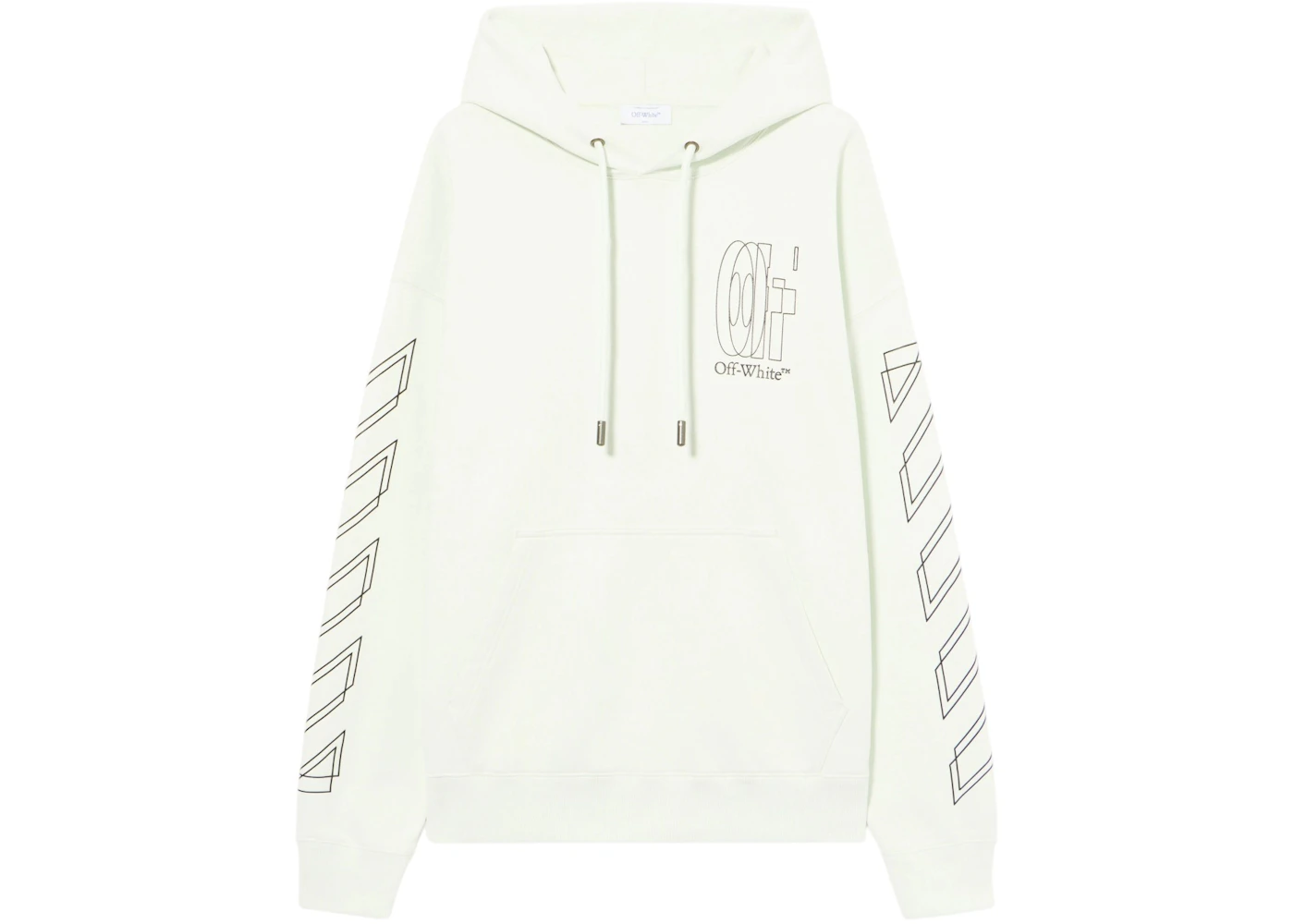 OFF-WHITE Outline Double Arrow Skate Hoodie Bluewash